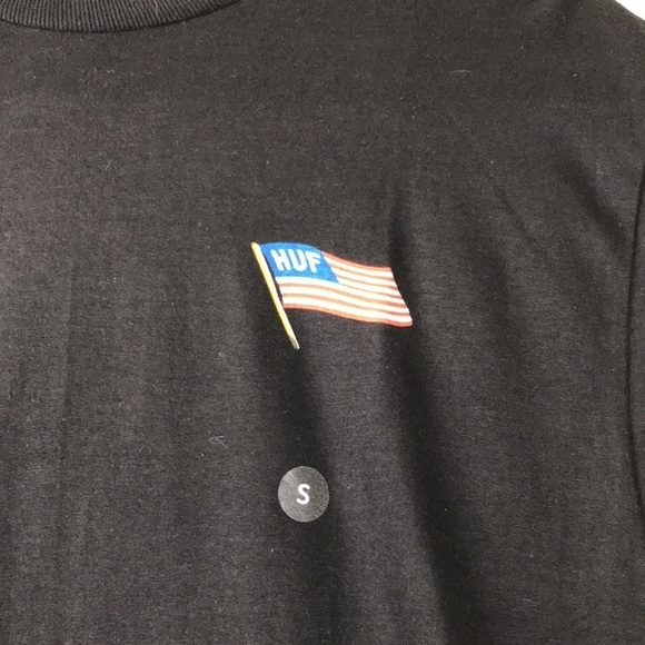 Men's HUF and Empyre Black Graphic Tee Shirt Lot Size Small - Picture 4 of 15